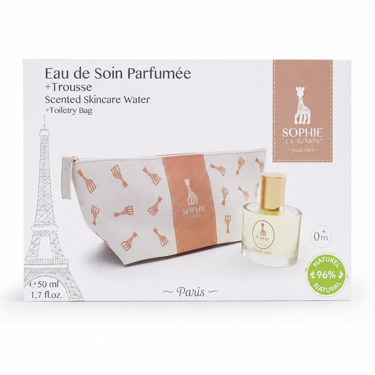 Coffret Eau de Soin 50ml + trousse