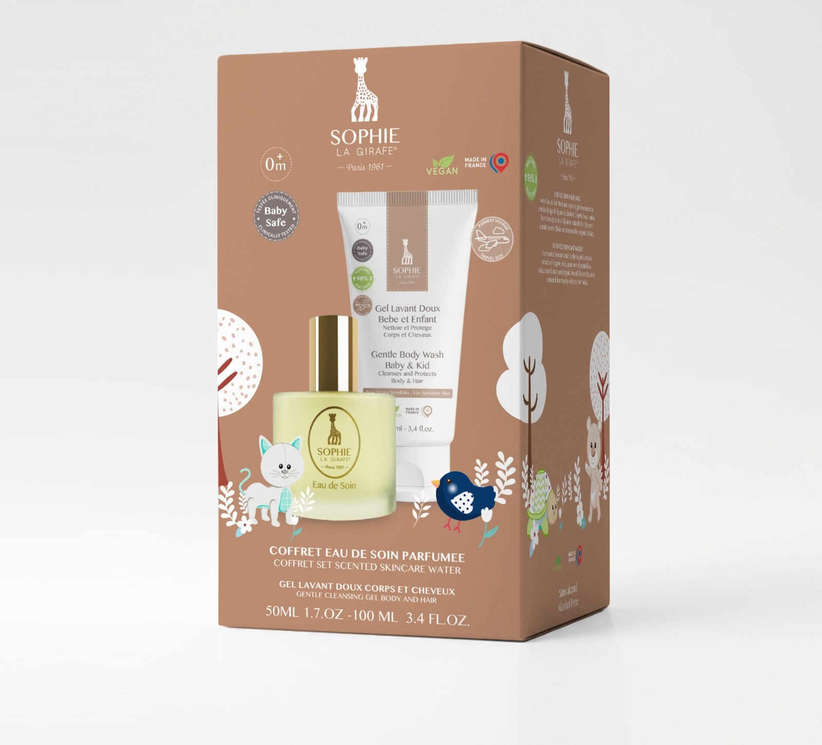 Coffret Eau de Soin 50ml + Gel lavant doux 100ml