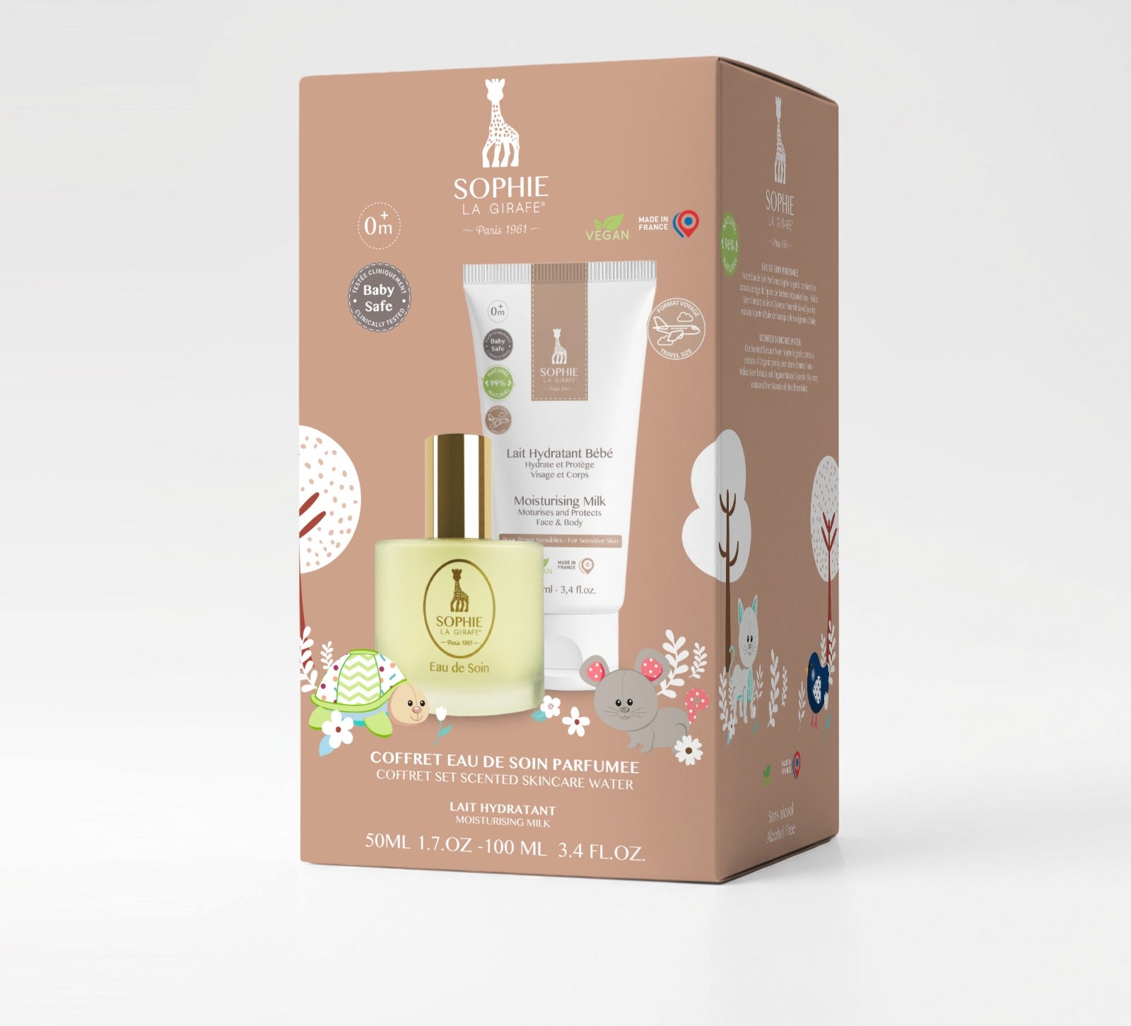 Coffret Eau de Soin 50ml + Lait Hydratant 100ml