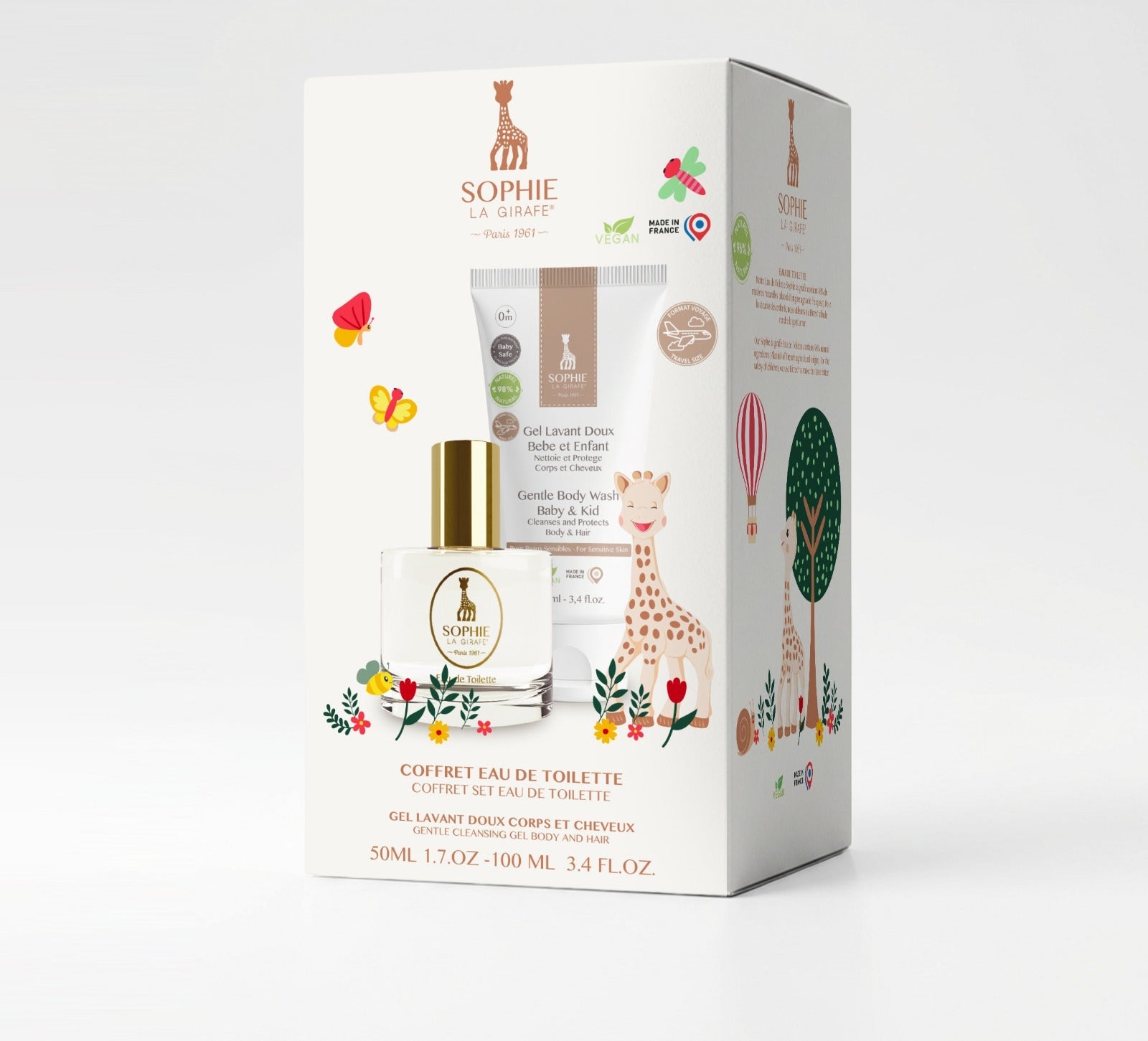 Coffret Eau de Toilette 50ml + Gel lavant doux 100ml