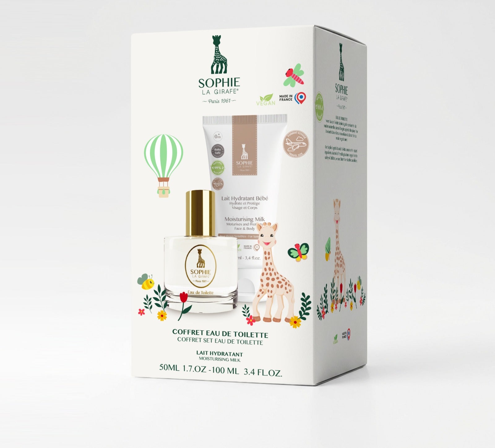 Coffret Eau de Toilette 50ml + Lait Hydratant 100ml